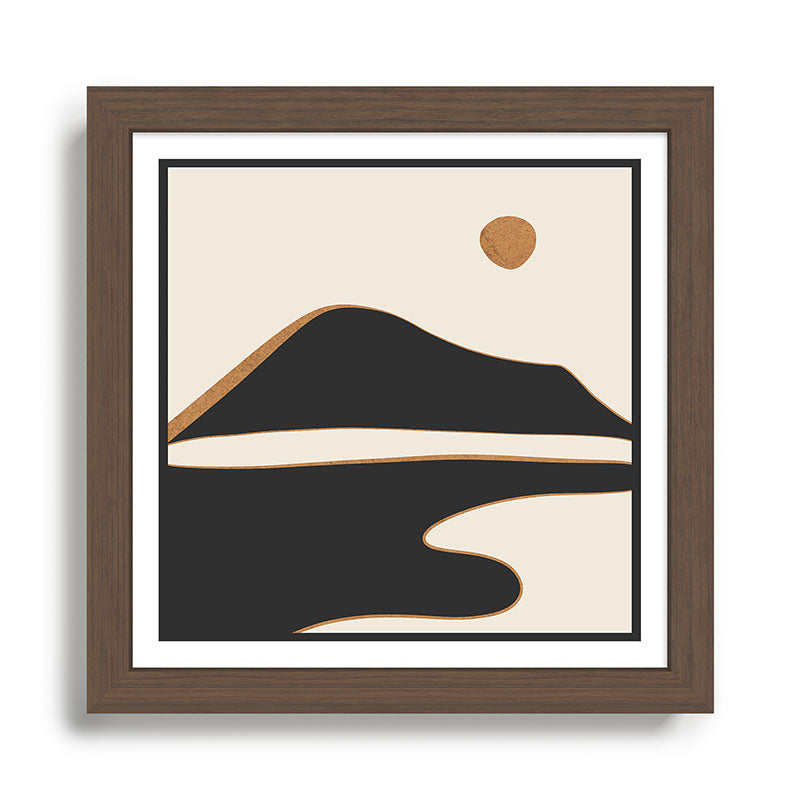 Minimalist Abstract Landscape 2 Framed Art Print Gallery Image 13