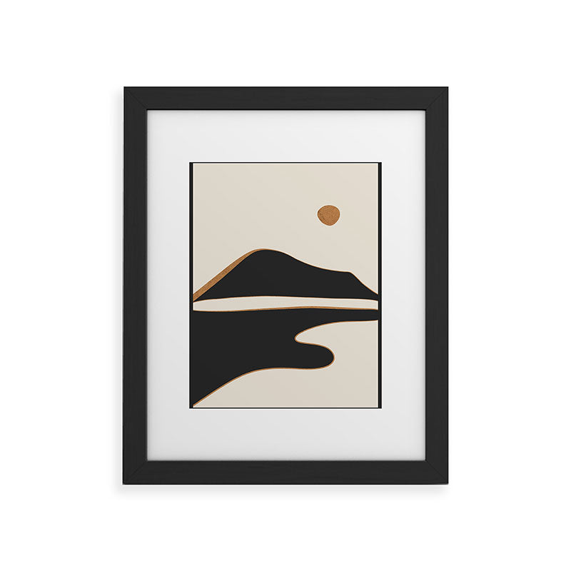 Minimalist Abstract Landscape 2 Framed Art Print Gallery Image 45