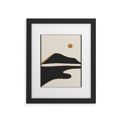 Minimalist Abstract Landscape 2 Framed Art Print Gallery Image 45