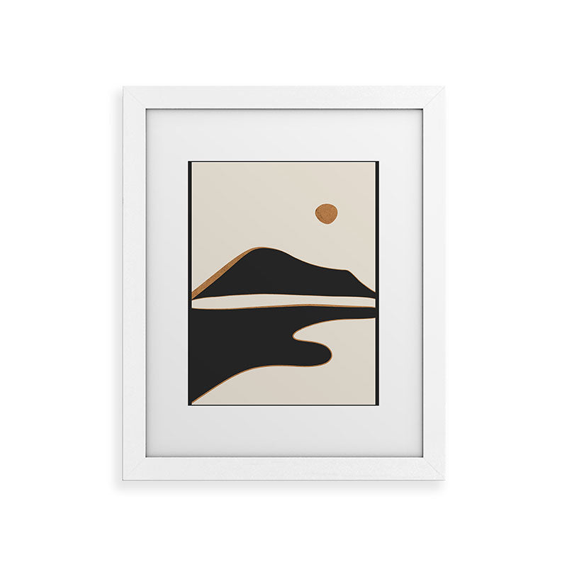 Minimalist Abstract Landscape 2 Framed Art Print Gallery Image 75