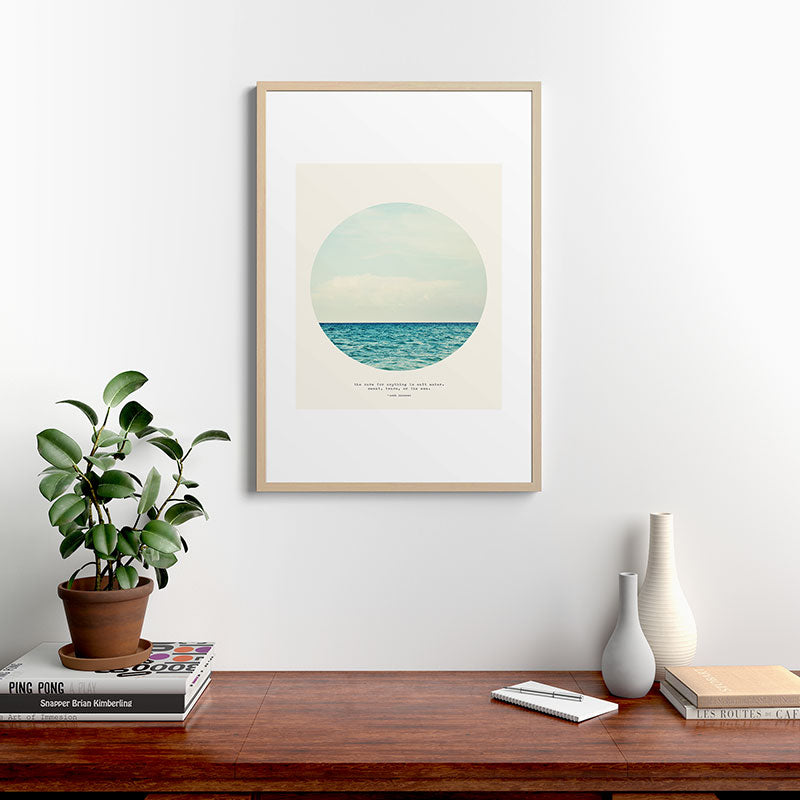 Salt Water Cure Framed Art Print Gallery Image 20
