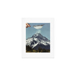 Sifted Summit - Snow Sugar on Mountain Peak Art Print Gallery Image 1
