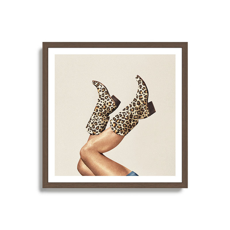 These Boots - Leopard Print Framed Art Print Gallery Image 5