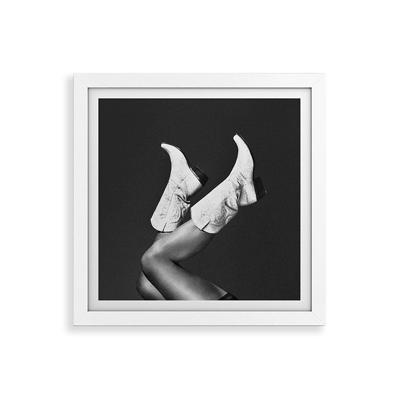 These Boots - Noir / Black & White Framed Art Print Gallery Image 16