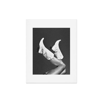 These Boots - Noir II F / Black & White Art Print Gallery Image 5