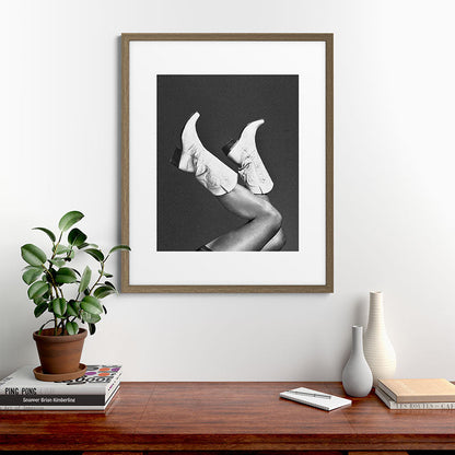 These Boots - Noir II F / Black & White Framed Art Print Gallery Image 42