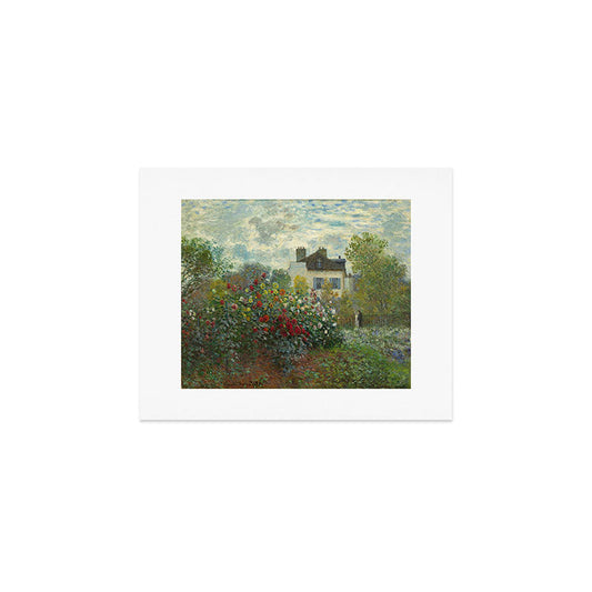 Claude Monet The Artist's Garden in Argenteuil, 1873 Art Print Gallery Image 1