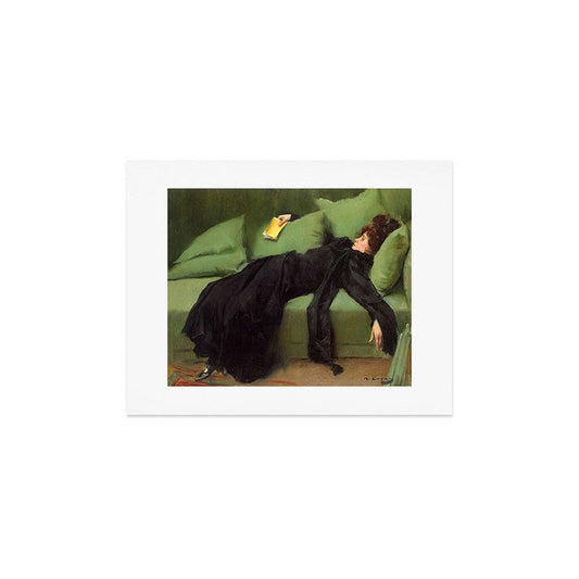 A Decadent Girl - Ramon Casas Art Print Gallery Image 2