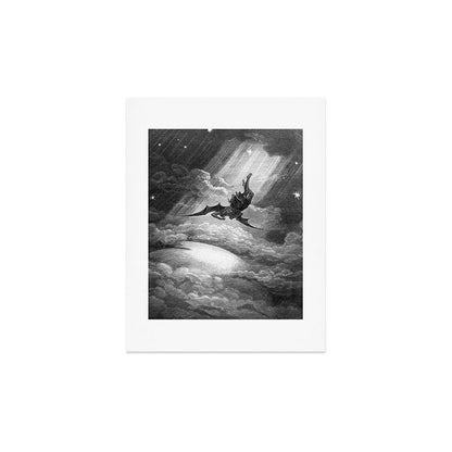 Gustave Doré Paradise Lost Fall to Earth Art Print Gallery Image 3
